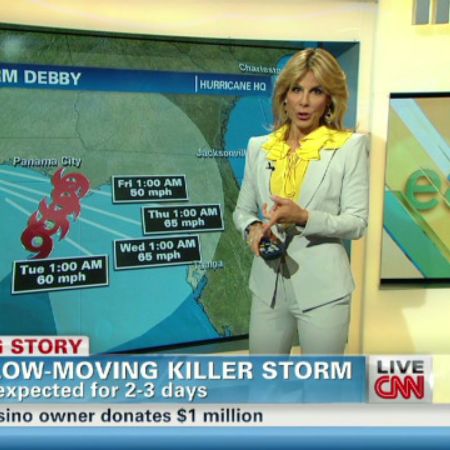 Alexandra Steele at her work in CNN